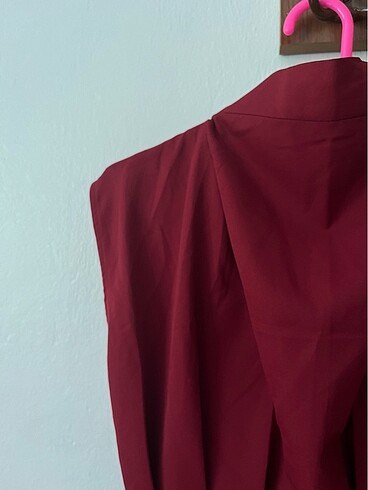 Trendyol & Milla Milla bordo elbise