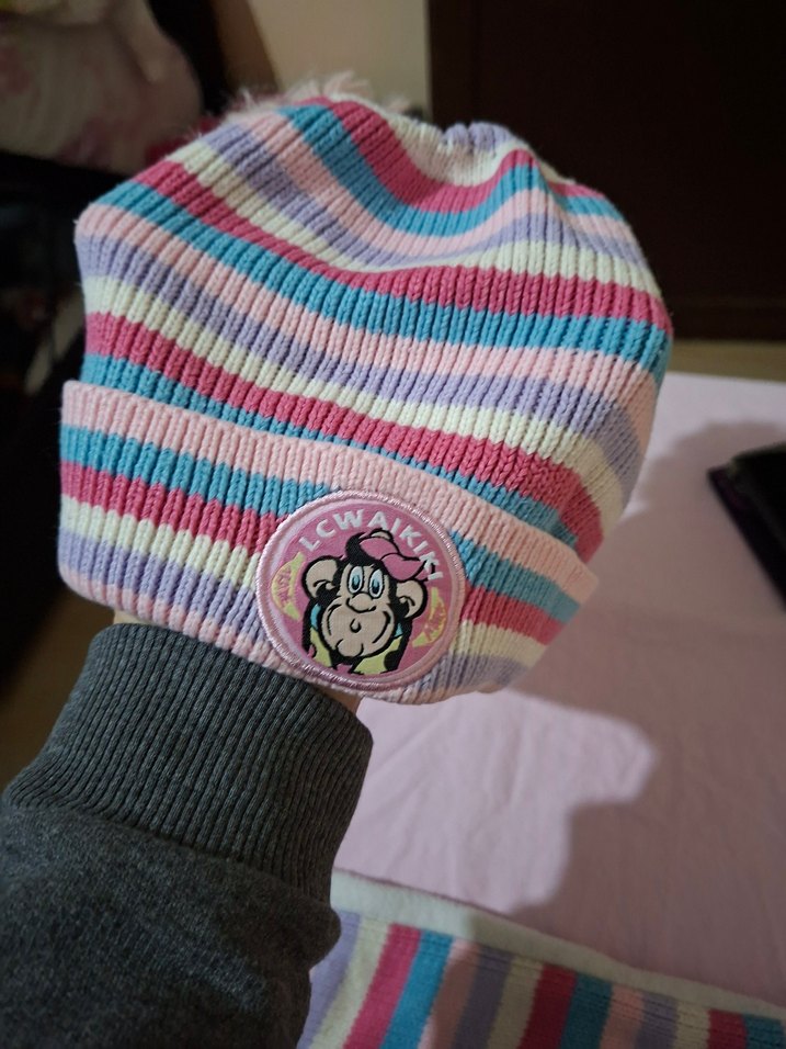 Çok Renkli Nakışlı Çocuk Bere ve Boyunluk - Görsel 2