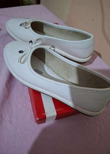 37 numara babet beyaz renk - Görsel 3