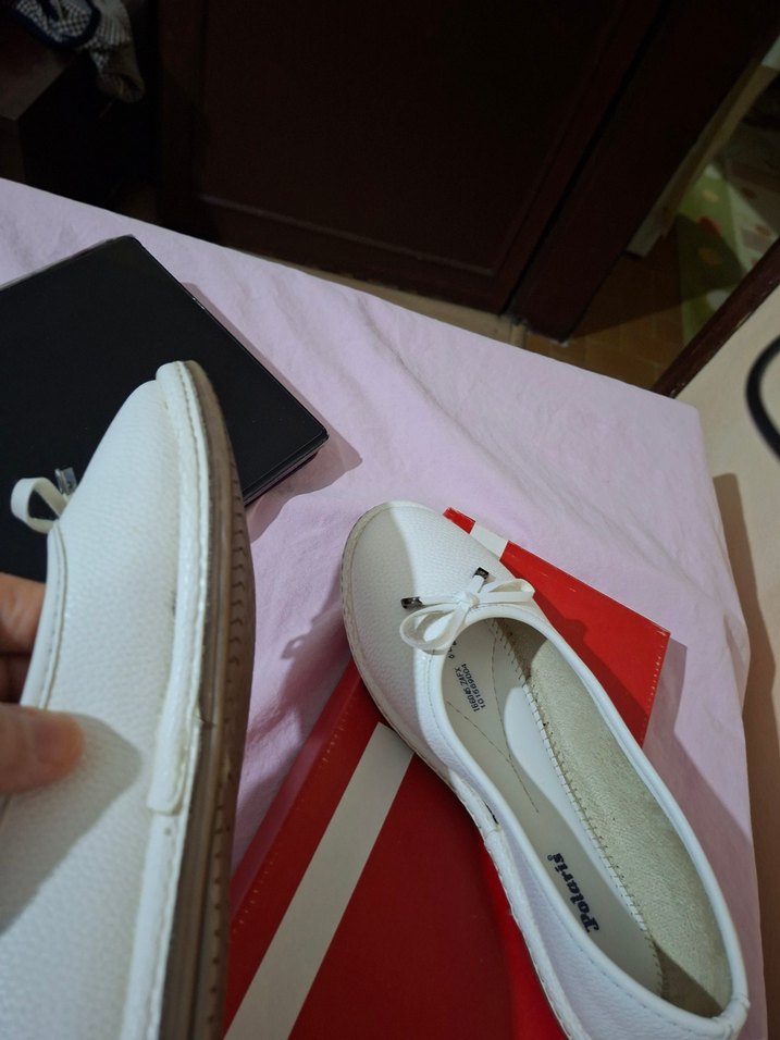 37 numara babet beyaz renk - Görsel 5