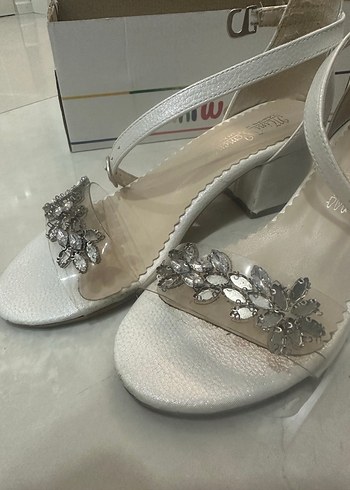 Kız Çocuk Mini Topuklu Abiye Ayakkabı - Görsel 2