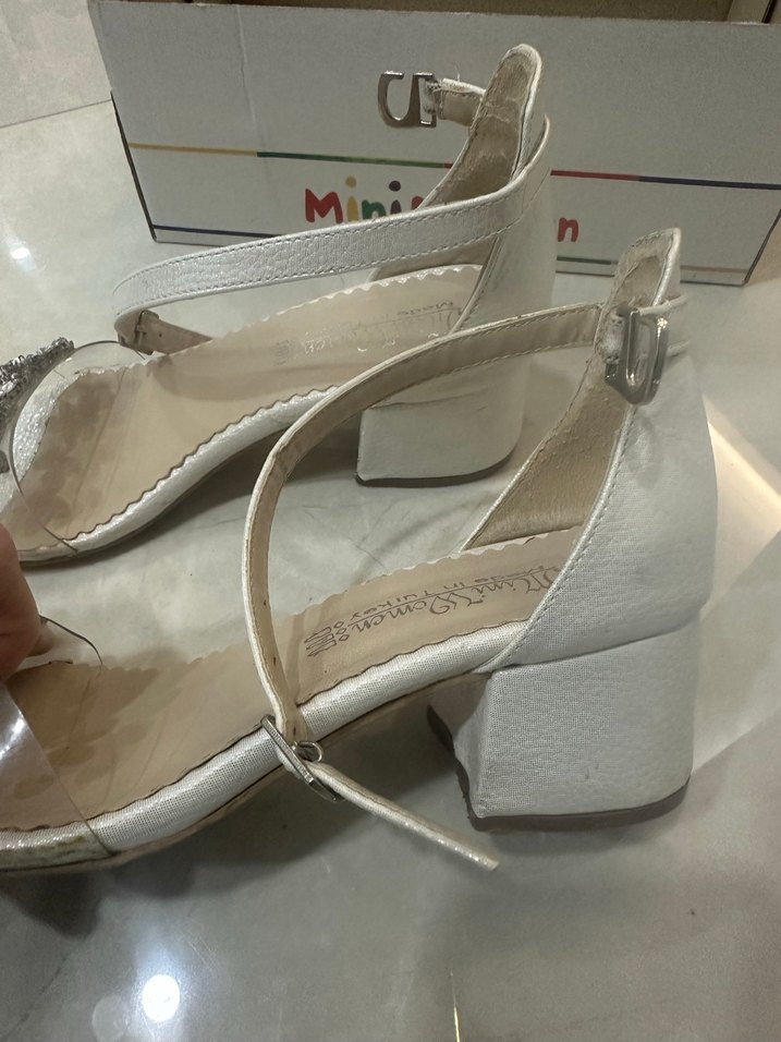 Kız Çocuk Mini Topuklu Abiye Ayakkabı - Görsel 4