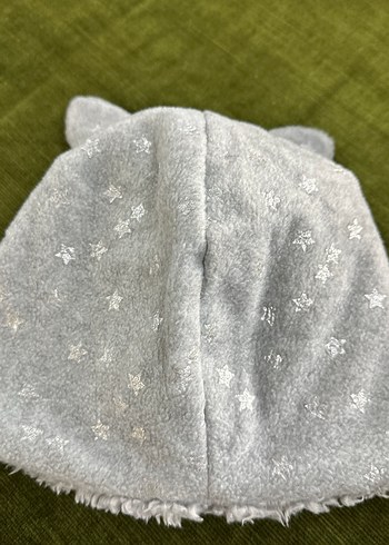 GAP marka. Nakışlı Gri Kedi Desenli Kürklü Kedi Kıyafeti - Görsel 3