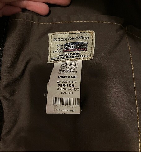 Beden Old Cotton Cargo Sırt Çantası