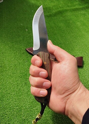 Beden çeşitli Renk Kamo bıçağı mutfak 22 cm yeşil ağaç sap