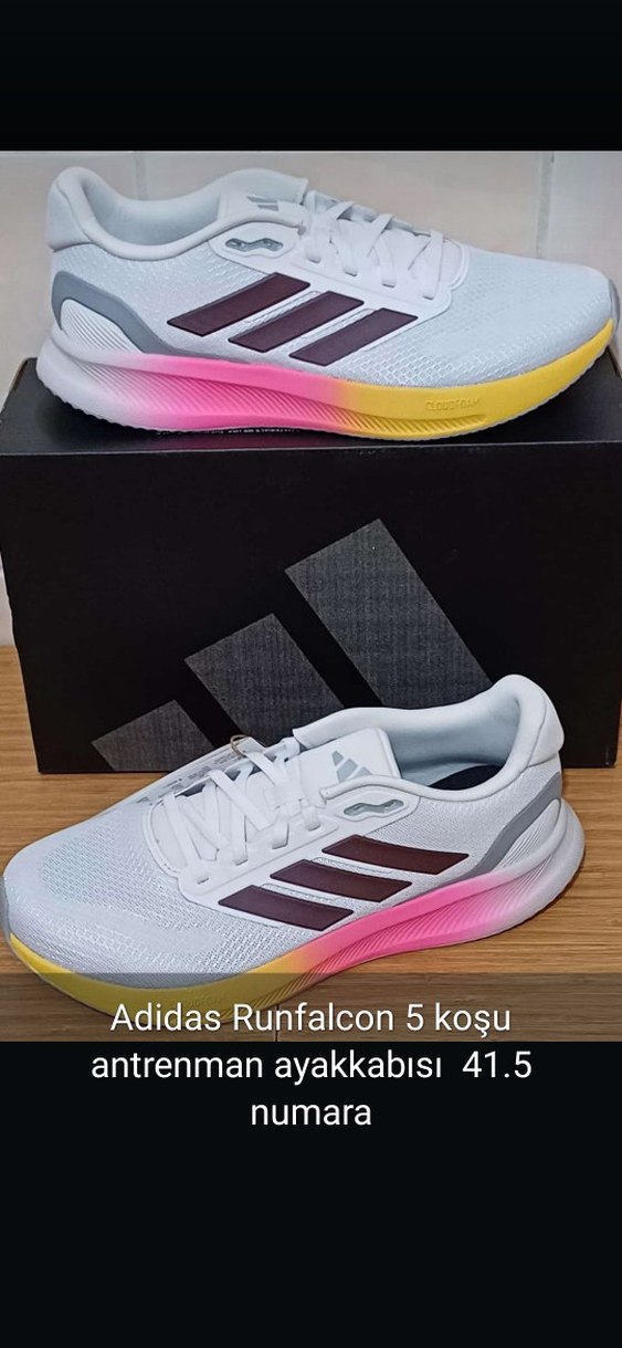 Adidas Runfalcon 5 Koşu Ayakkabısı Beyaz 41.5 - Görsel 4