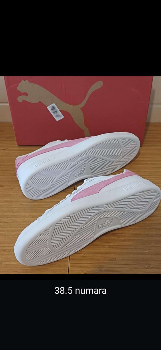 Beyaz Puma Kadın Spor Ayakkabı - Görsel 3