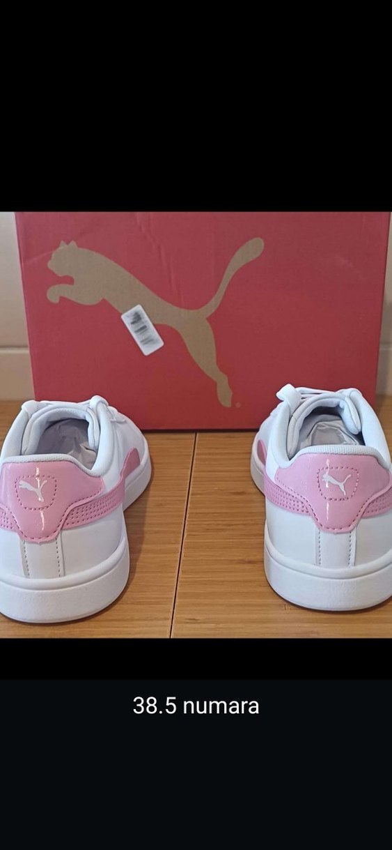 Beyaz Puma Kadın Spor Ayakkabı - Görsel 4