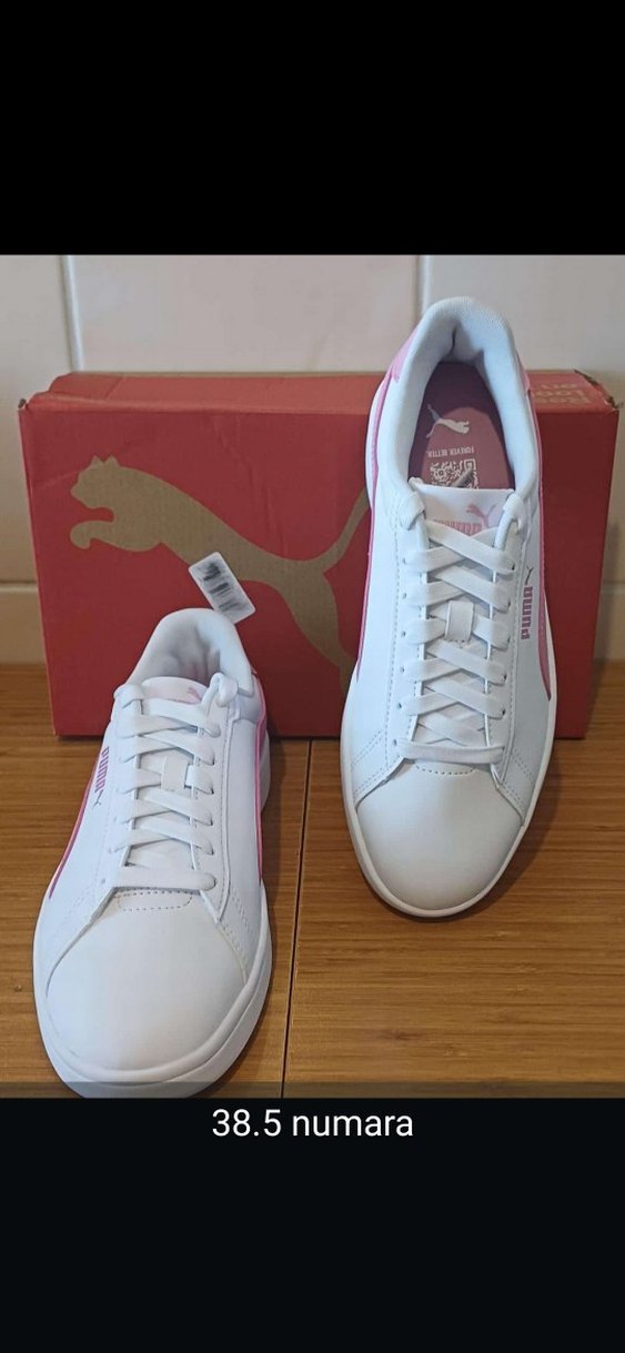 Beyaz Puma Kadın Spor Ayakkabı - Görsel 5