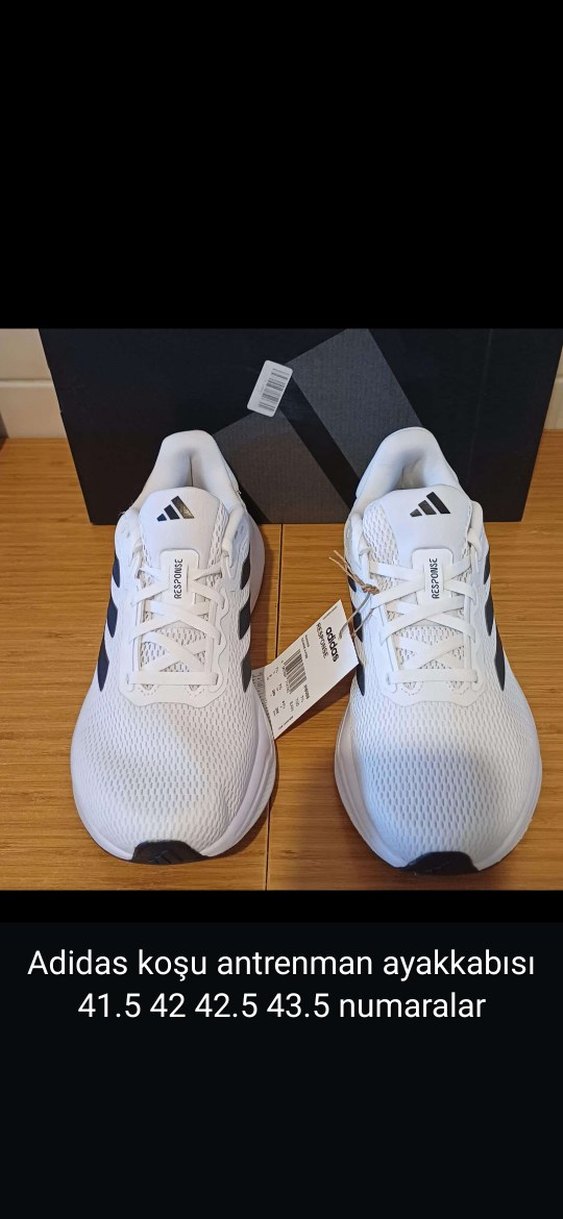 Adidas Beyaz Koşu Antrenman Ayakkabısı - Görsel 5