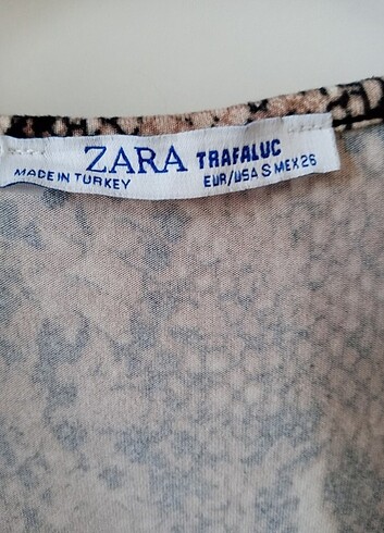 m Beden kahverengi Renk Zara elbise