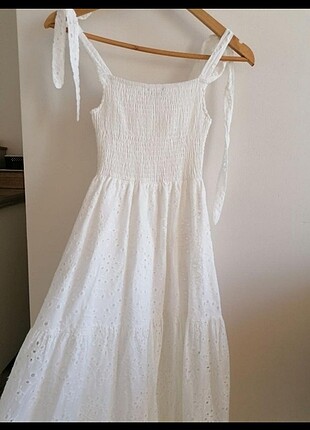 fairycore beyaz elbise 