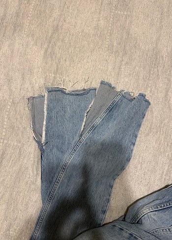 Kadın Bej Kot Pantolon - Günlük Kullanım - Görsel 3