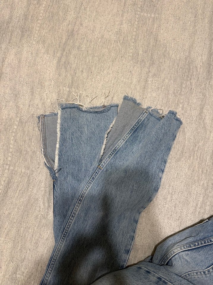 Kadın Bej Kot Pantolon - Günlük Kullanım - Görsel 3