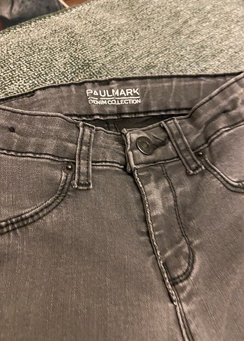 Erkek Çocuk Gri Denim Pantolon - Görsel 3