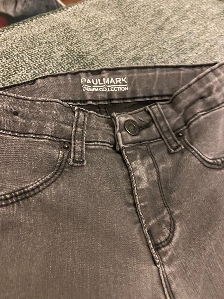 Erkek Çocuk Gri Denim Pantolon - Görsel 3