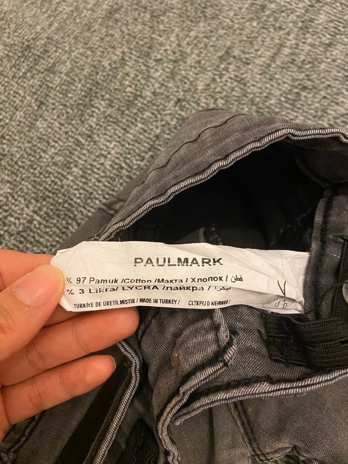 Erkek Çocuk Gri Denim Pantolon - Görsel 4