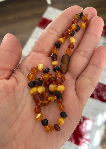 Kehribar bebek kolyesi - Görsel 3