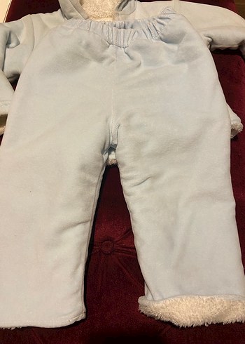 Kapüşonlu Fermuarlı Erkek Bebek Takımı - Görsel 3