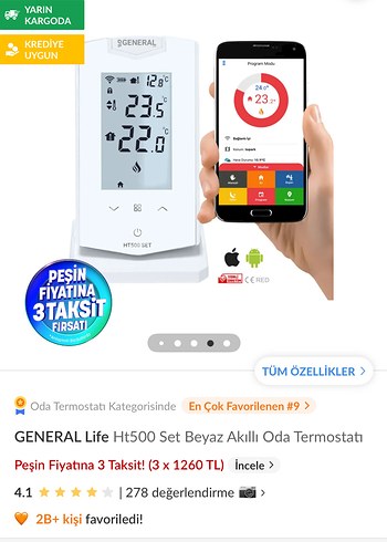 General oda termostatı - Görsel 2