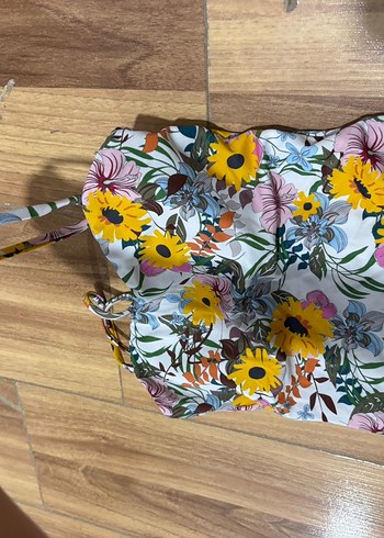 Çiçek Desenli Bohem Kadın Mayo - Görsel 2