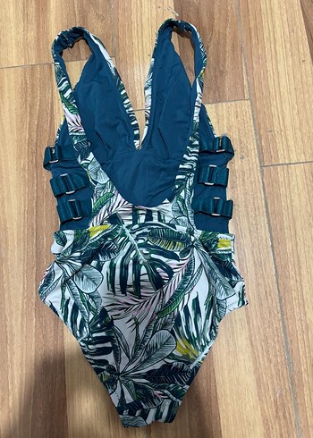 Çok Renkli Bohem Desenli Kadın Mayo - Görsel 4