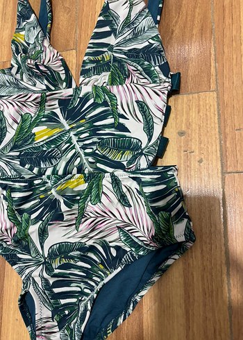 Çok Renkli Bohem Desenli Kadın Mayo - Görsel 3