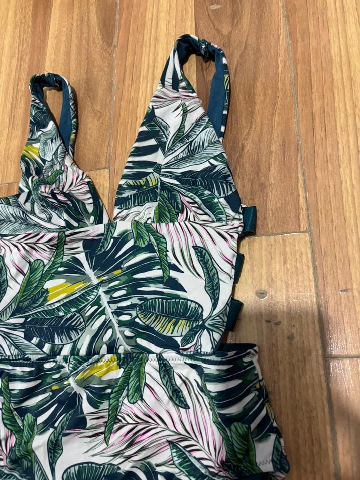 Çok Renkli Bohem Desenli Kadın Mayo - Görsel 2