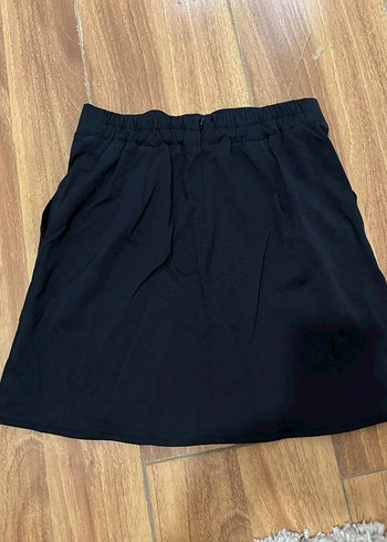 Siyah Mini Kadın Etek - Görsel 3