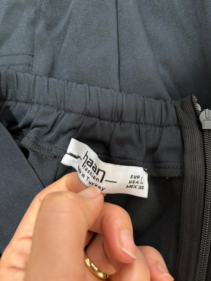 Siyah Mini Kadın Etek - Görsel 2