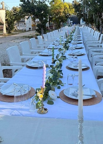 Şeffaf Beyaz Küçük Vazo - Görsel 7