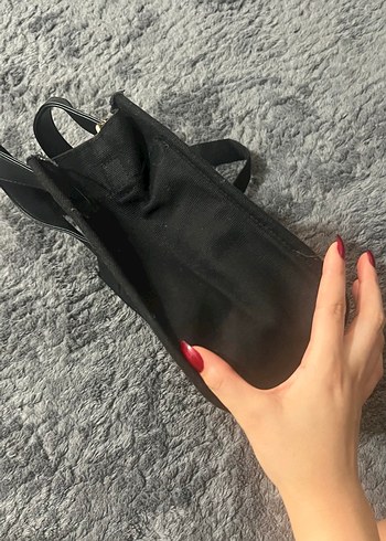 Siyah Baskılı Kadın Omuz Çantası - Görsel 2