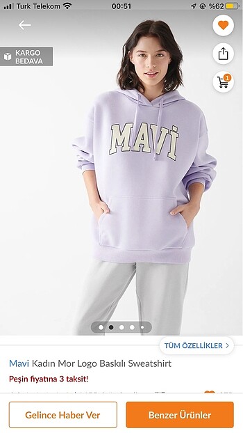 Lila Mavi sweatshirt