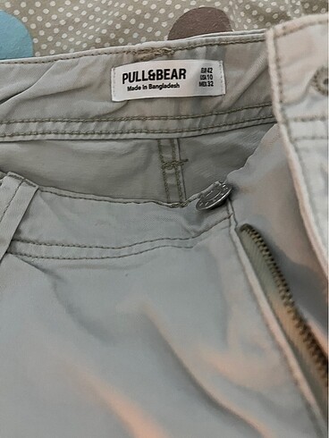 xl Beden camel Renk Pull and bear kargo pantolon