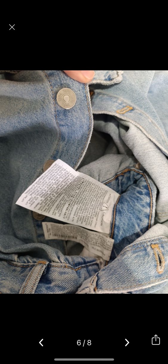 Zara Kadın Kot Mini Tulum - Görsel 5