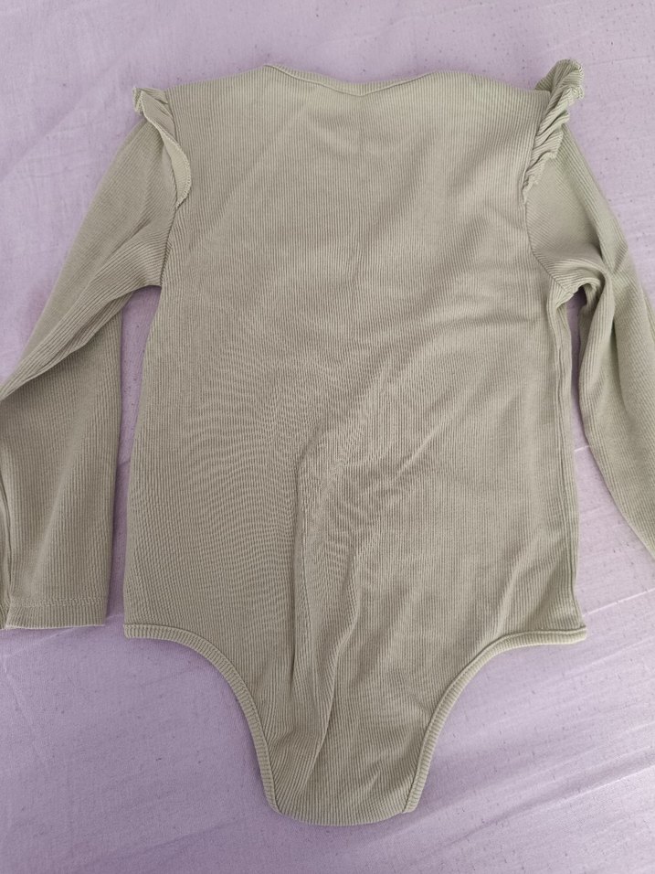 Lc Waikiki Uzun Kollu Kız Çocuk fitilli çıtçıtlı body badi - Görsel 2