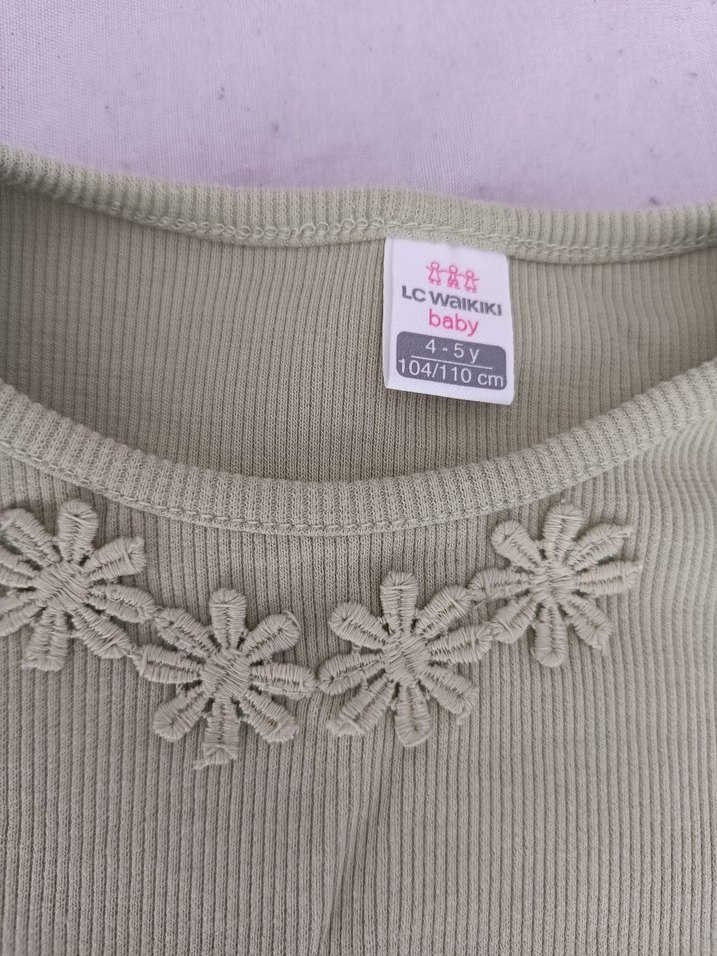 Lc Waikiki Uzun Kollu Kız Çocuk fitilli çıtçıtlı body badi - Görsel 3