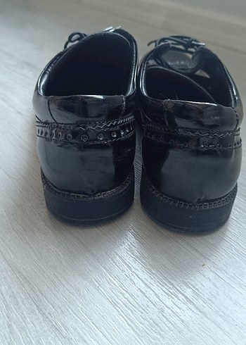 Erkek Çocuk Siyah Parlak Klasik Rugan Ayakkabı Düğün - Görsel 5