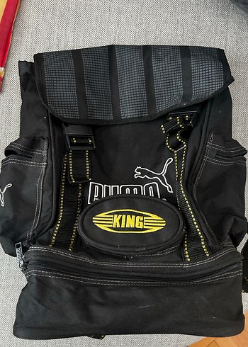 Siyah Biker Tarzı Erkek Spor Çantası Puma