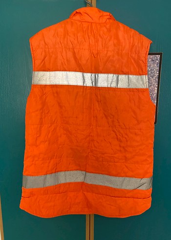 m Beden turuncu Renk Turuncu, Kemerli, Kolsuz Street Wear Yelek