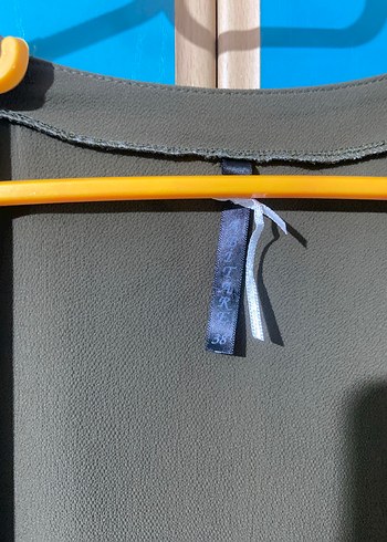 38 Beden Kadın Haki Uzun Salaş Kısa Kollu Ceket