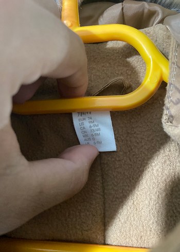 H&M Kürklü Kahverengi Bebek Tulumu