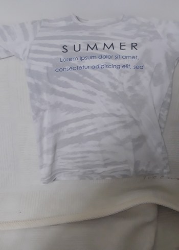 LC Waikiki Erkek Çocuk Gri Batik Desenli Tişört