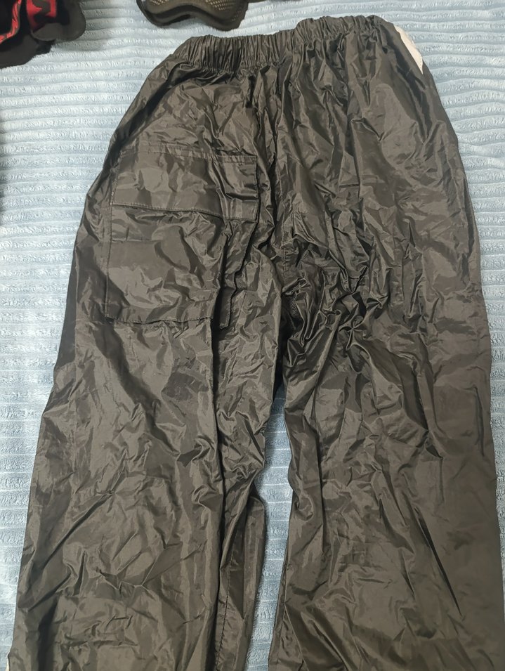 4riders kemerli Siyah unisex yağmurluk - Görsel 2