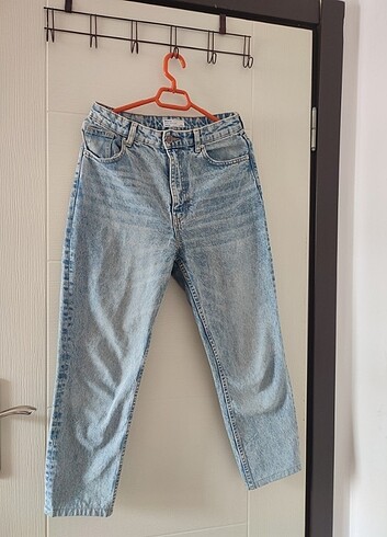 Bershka kot pantolon mom jean