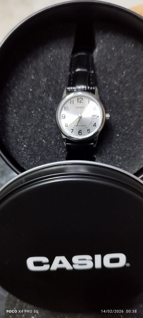 Casio Siyah Klasik bayan Kol Saati - Görsel 4