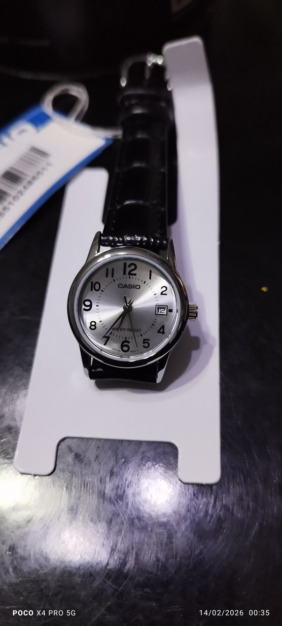 Casio Siyah Klasik bayan Kol Saati - Görsel 5