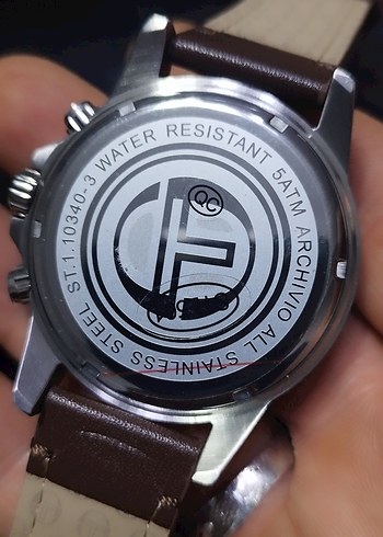 Sergio Tacchini Klasik Erkek Saati Kahverengi - Görsel 4