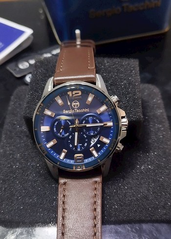 Sergio Tacchini Klasik Erkek Saati Kahverengi - Görsel 3