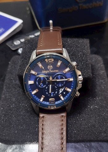 Sergio Tacchini Klasik Erkek Saati Kahverengi - Görsel 2